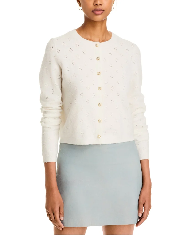 Dakota Pointelle Knit Cardigan