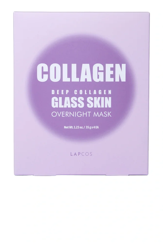 Deep Collagen Glass Skin Overnight Mask 4 Pack