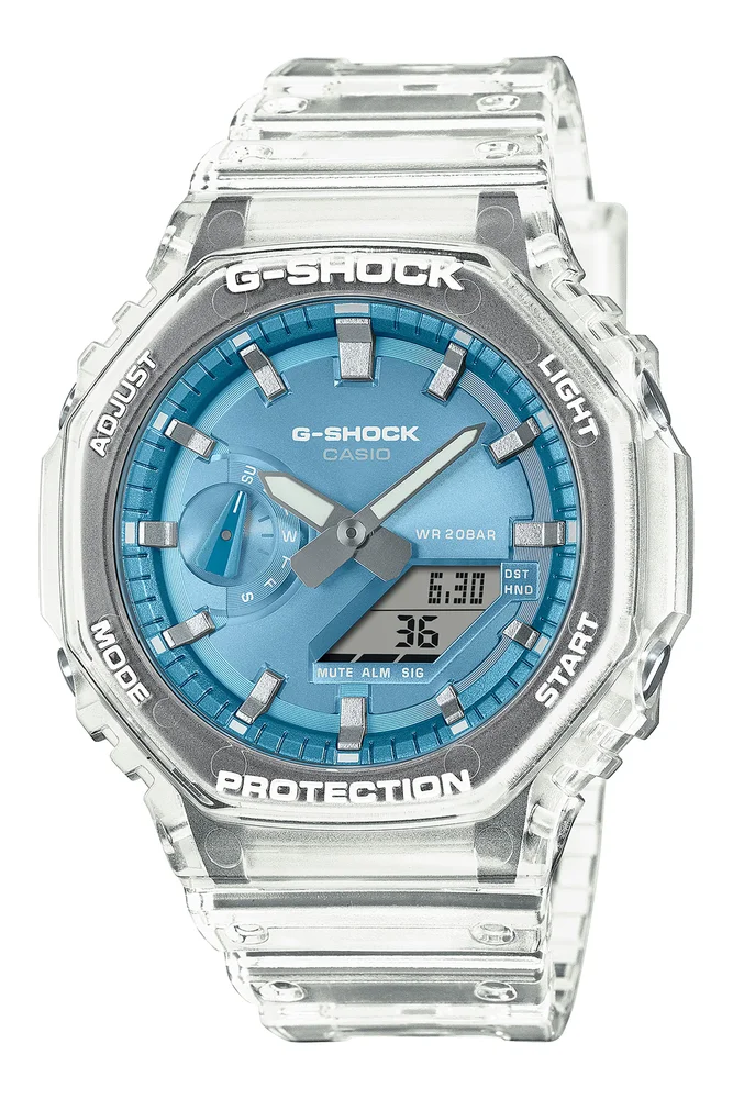 Analog-Digital GA2100 Resin Strap Watch, 48.5mm
