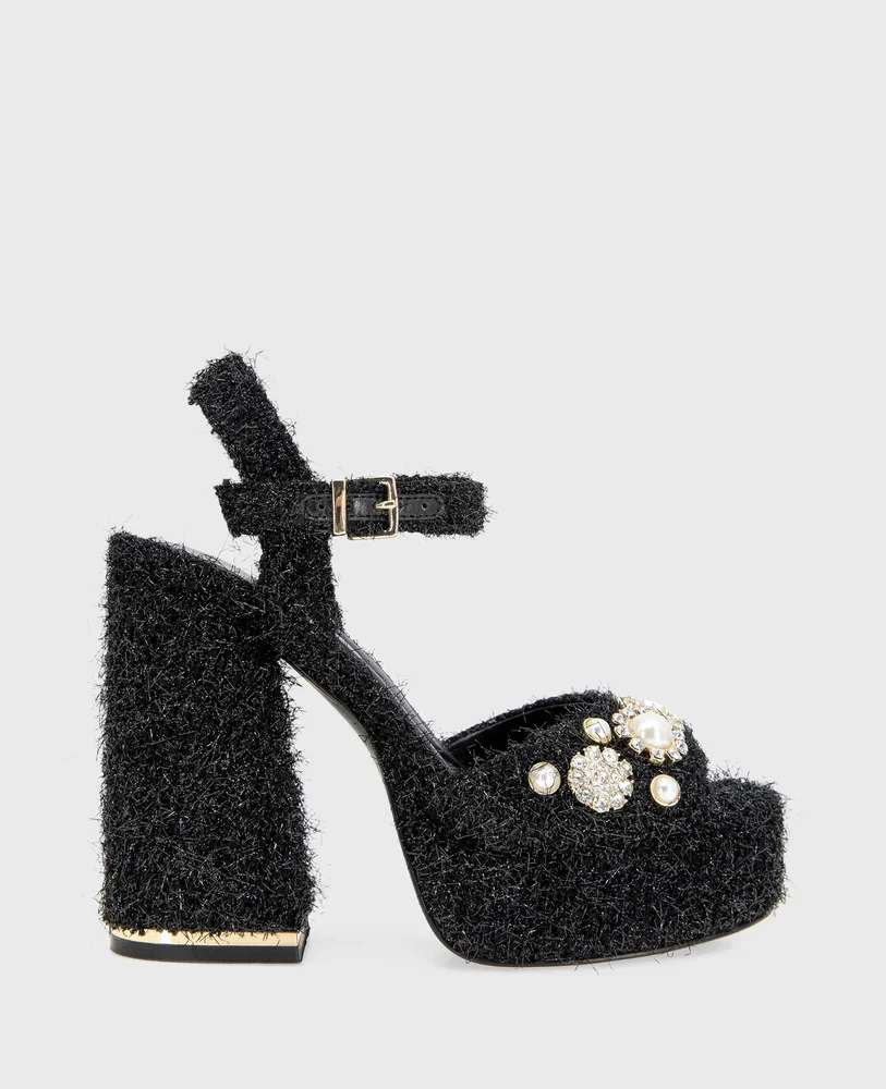 Dolly Charms Fabric Platform Sandal