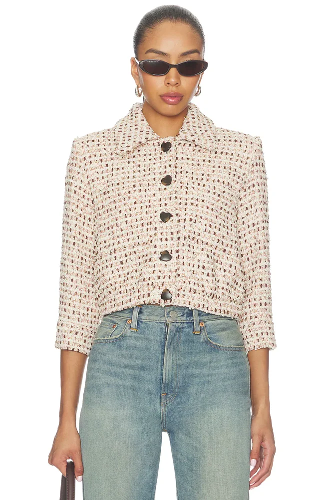 Jia Crop 3/4 Sleeve Jacket