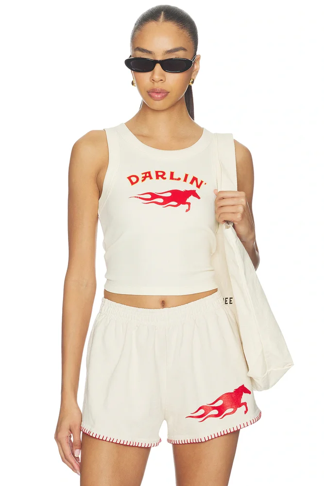 Hot Bronc Crop Tank