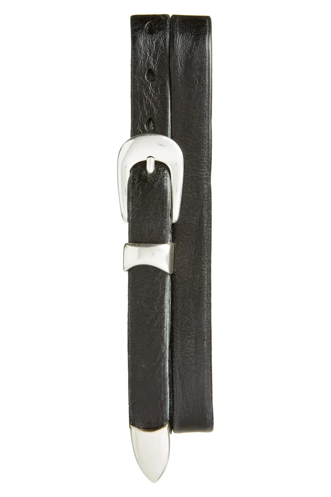 Skinny Leather Belt
