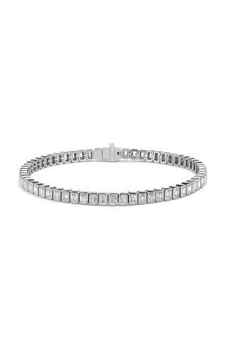 14K White Gold Diamond Tennis Bracelet