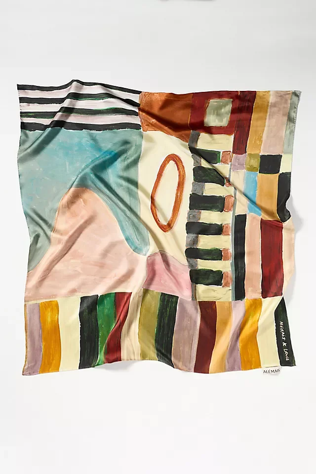ALÉMAIS Michelle Silk Hair Scarf