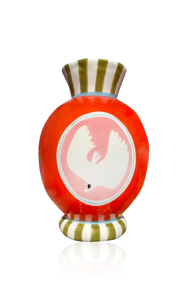 Birdies Flower Vase