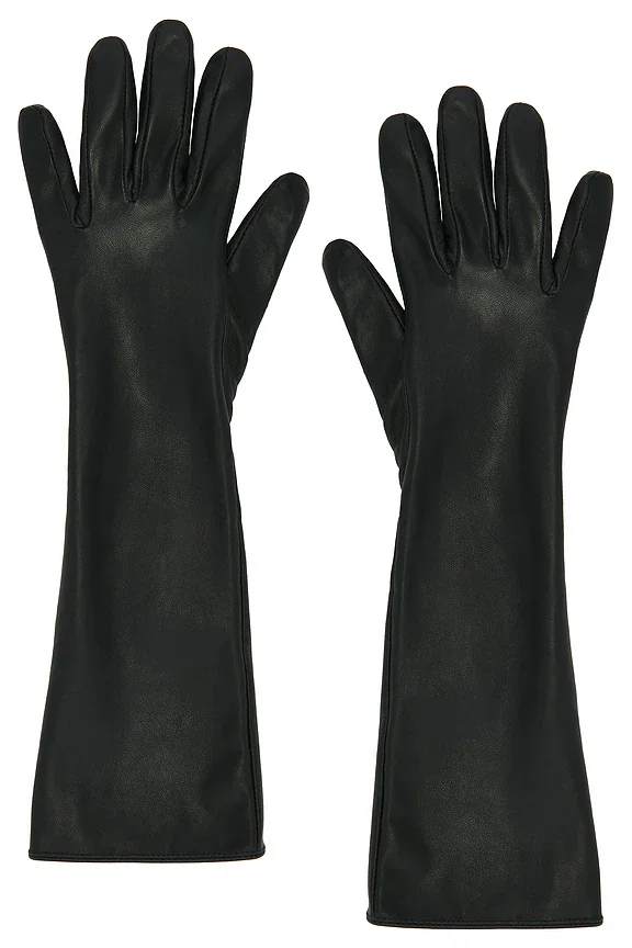 Faux Leather Gloves