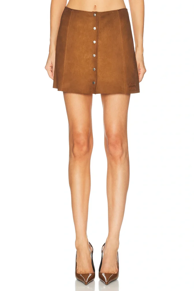 Agnello Scamosciato Skirt