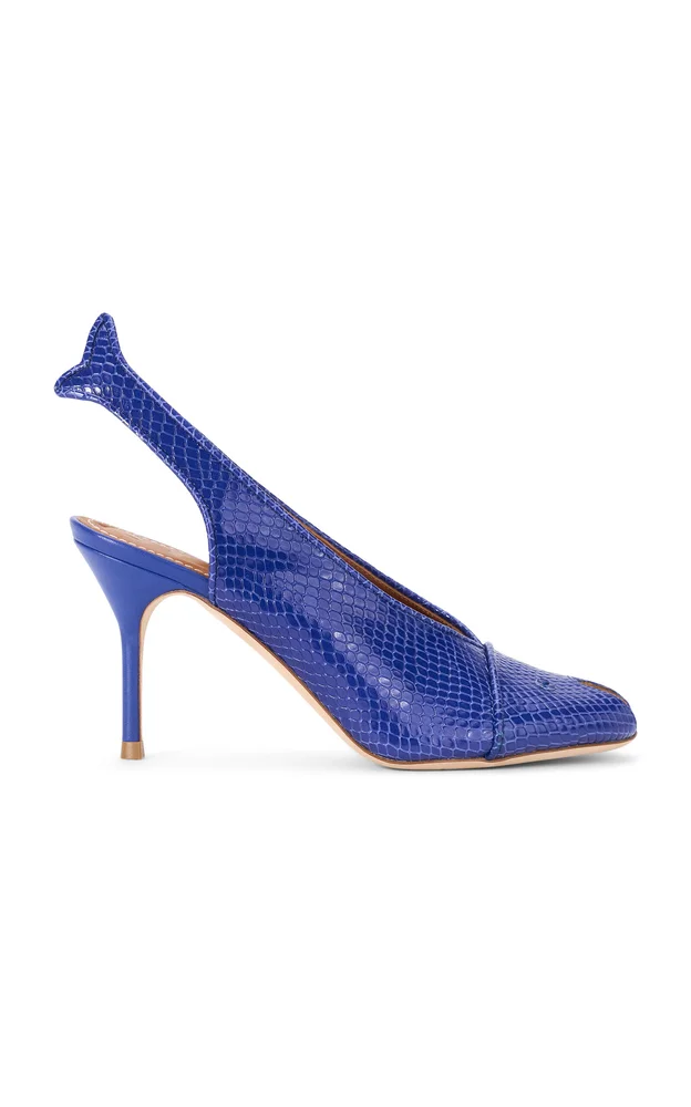 Cleo Fish Leather Heels