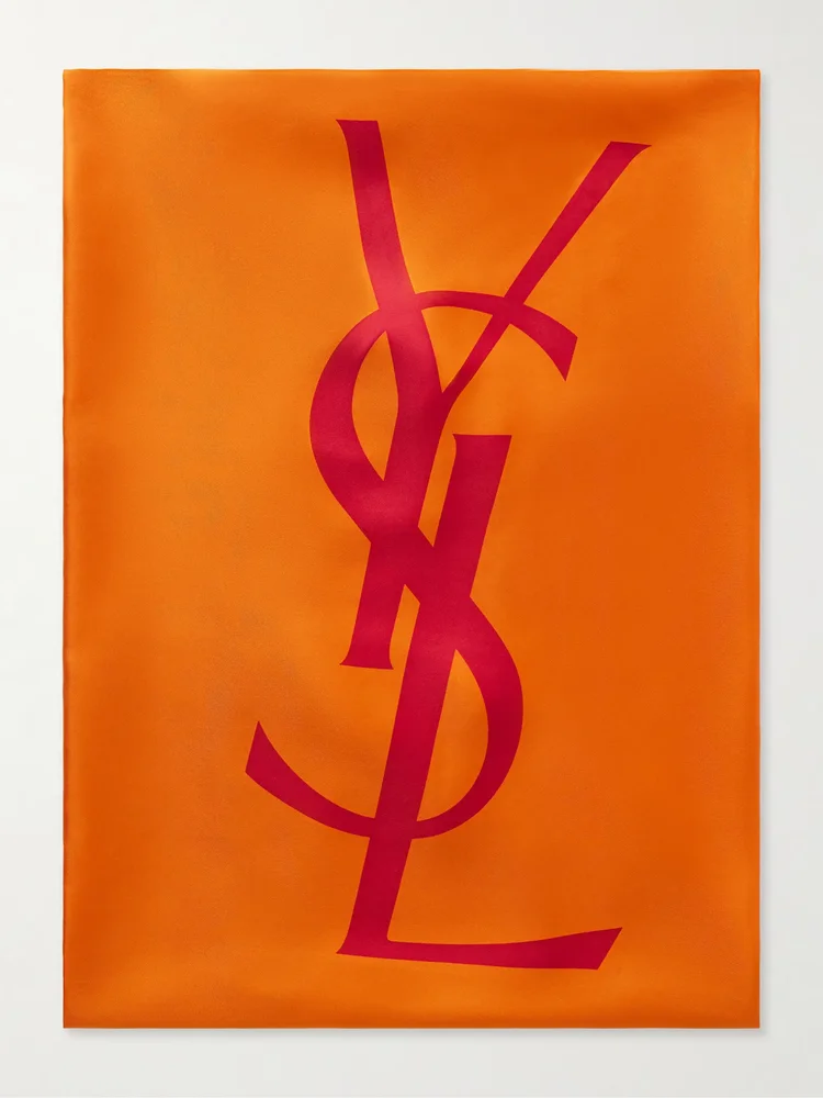 Cassandre-Printed Silk-Twill Scarf