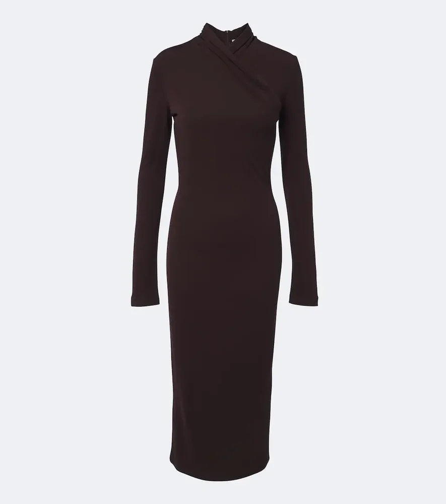 Jersey midi dress