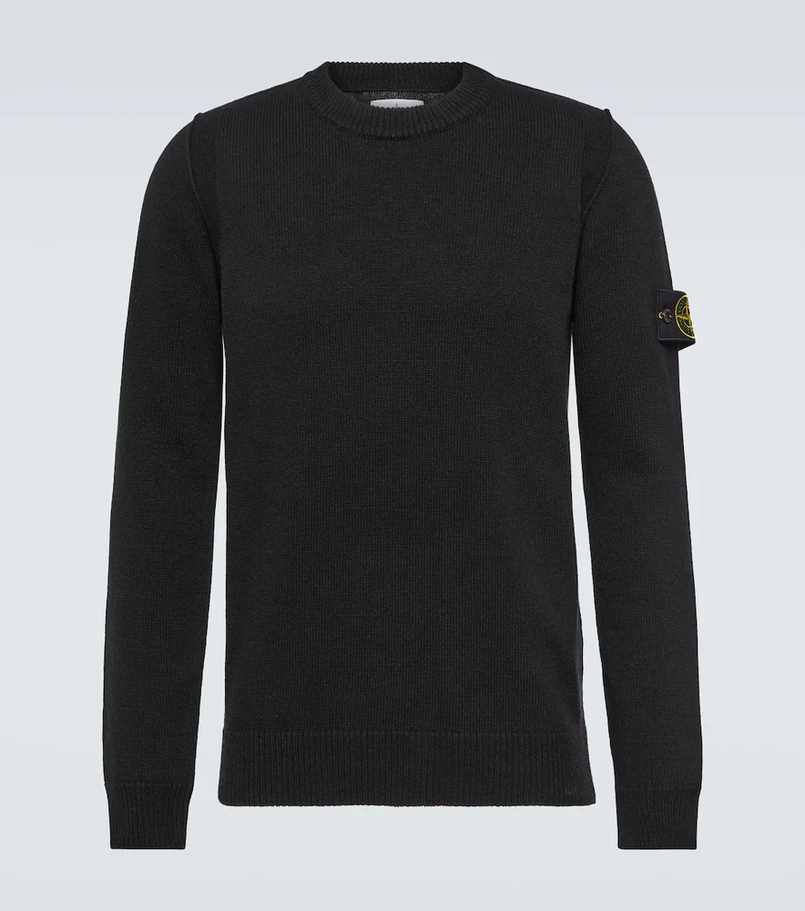 Compass wool-blend sweater