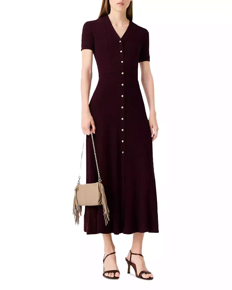 Rablina Button Front Knit Dress