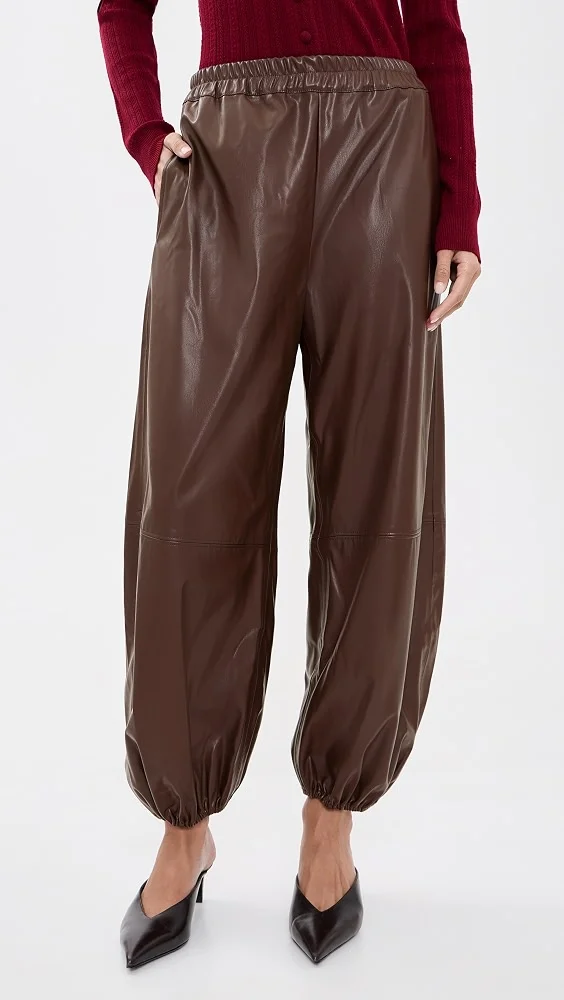 Camryn Faux Leather Balloon Pants