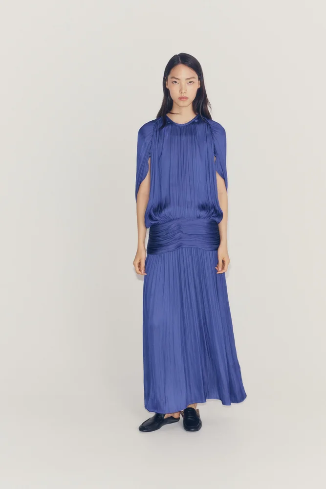 Zara ZW COLLECTION DRAPED SASH DRESS