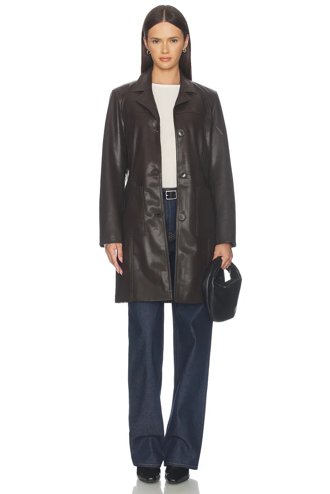Faux Leather Jacket