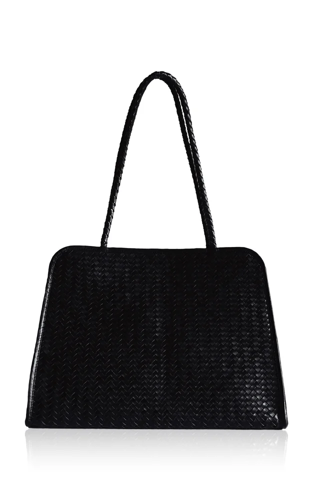 Hanna Woven Leather Tote
