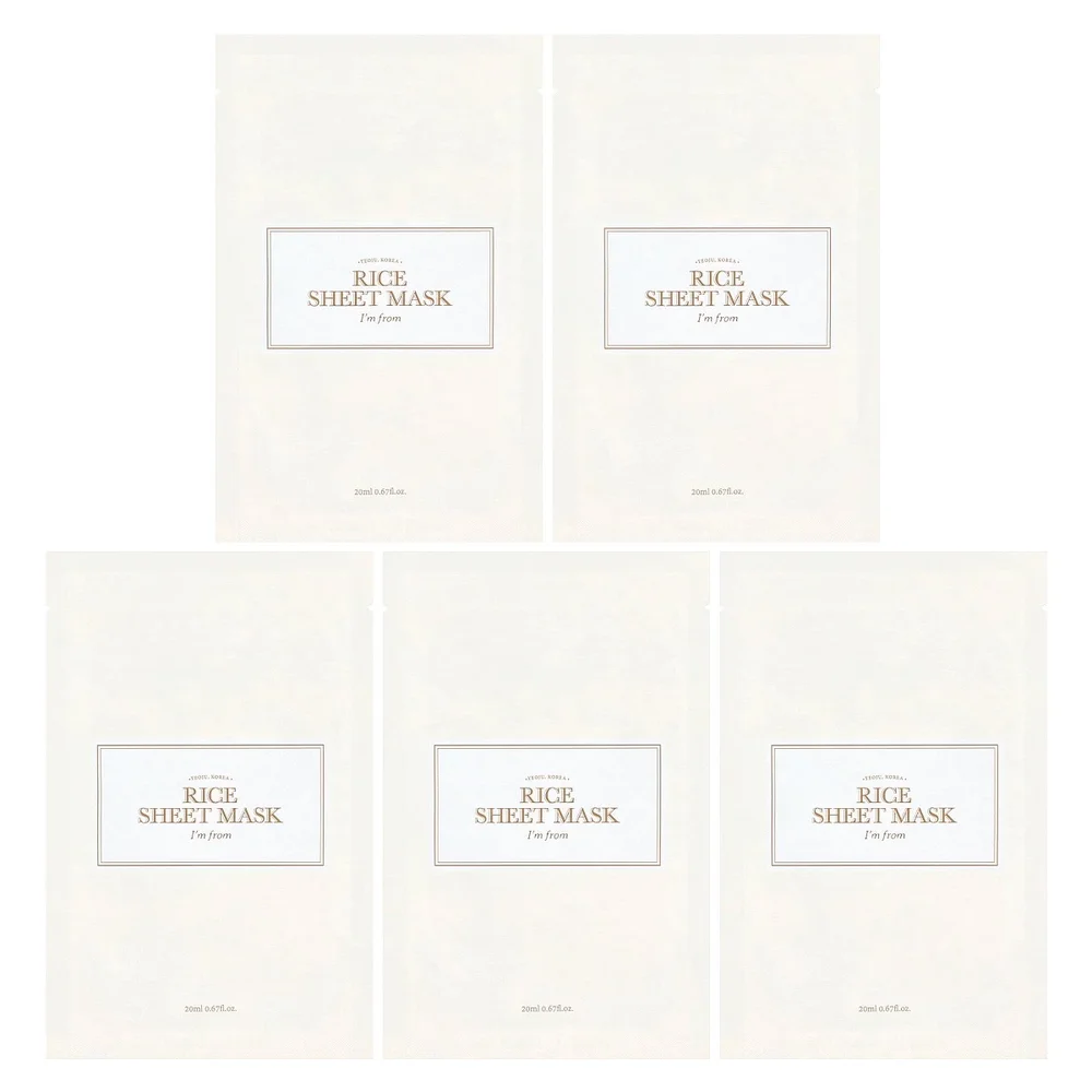 Rice Beauty Sheet Mask (5 sheets)
