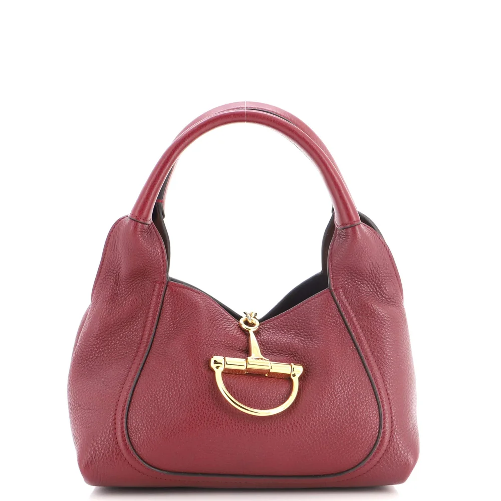 Pre-Owned Softbit Hobo Leather Medium