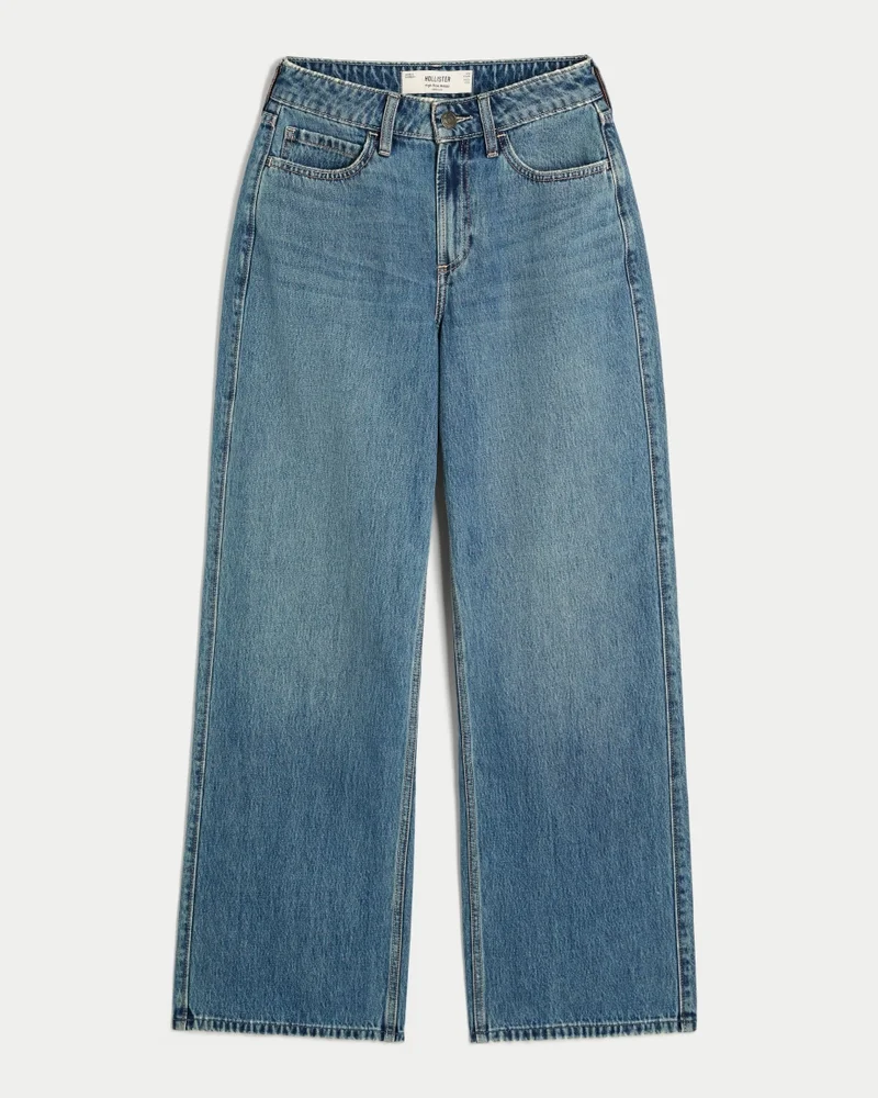 Curvy High-Rise Baggy Jeans (medium wash)