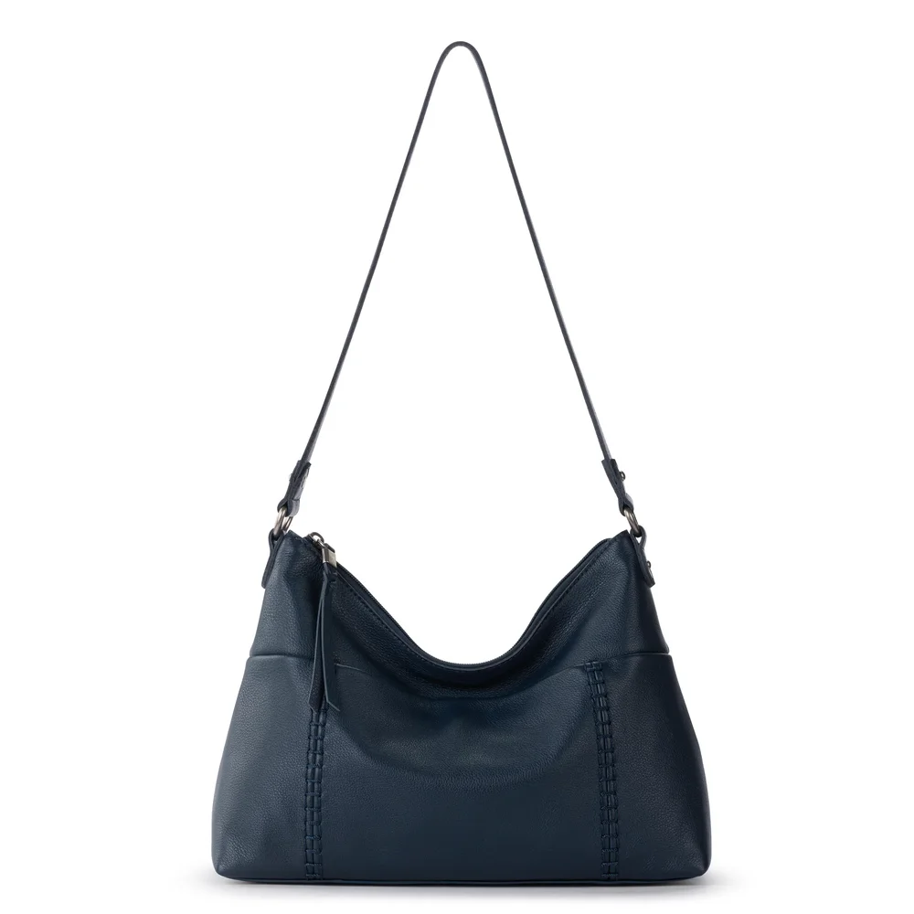 Melrose Shoulder Bag, Leather, Indigo