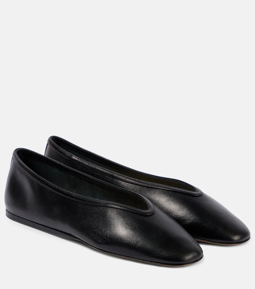 Luna leather ballet flats