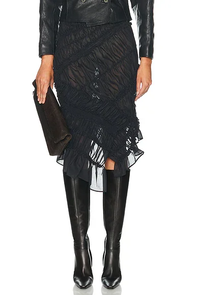 Ruched Skirt