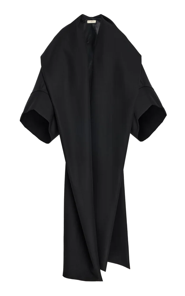 Saba Draped Wool-Blend Shrug