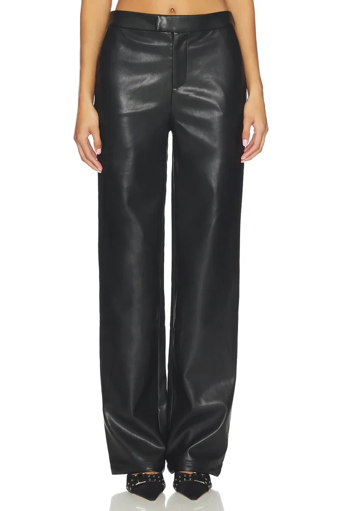 x Emma Leger Greta Faux Leather Pants