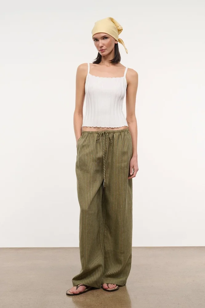 STAUD MATEO LINEN PANT