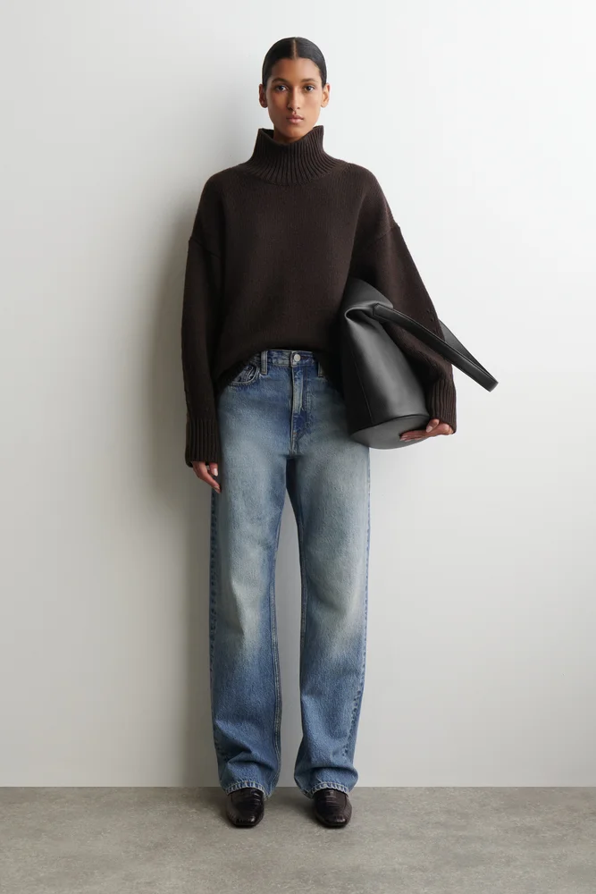 Collared Suede Long Coat