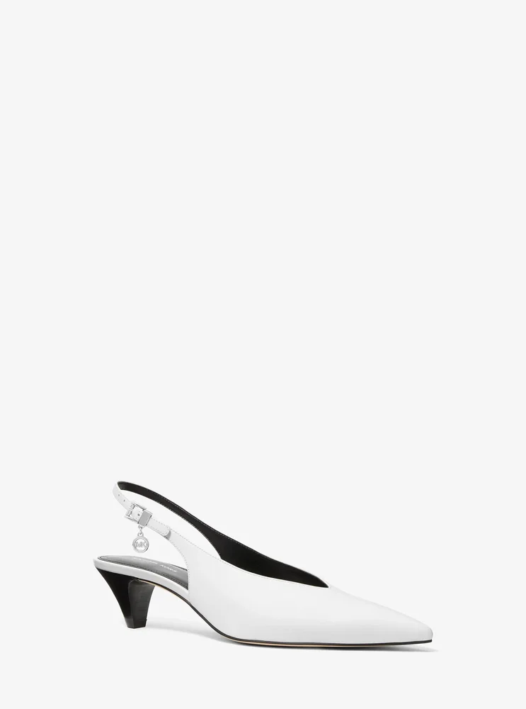 Tonya Leather Slingback Pump