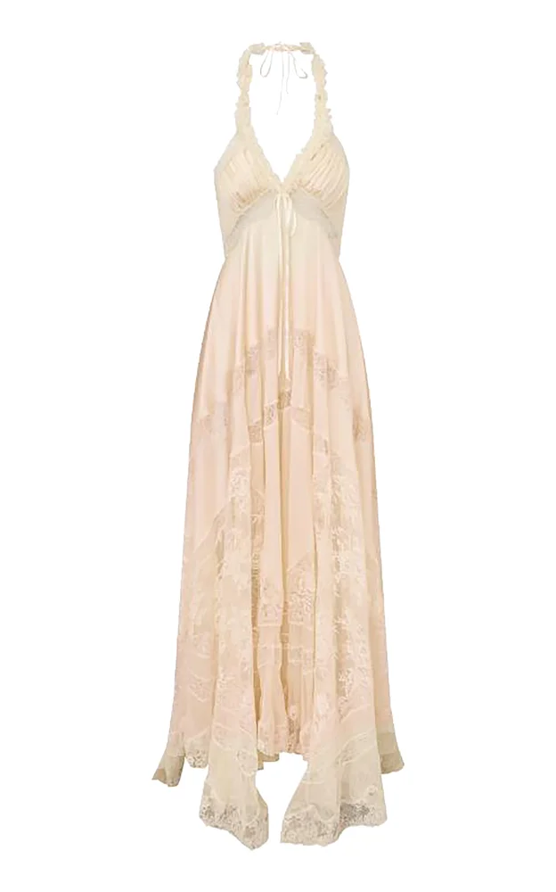 Lysenne Haute Habotai Lace Maxi Dress
