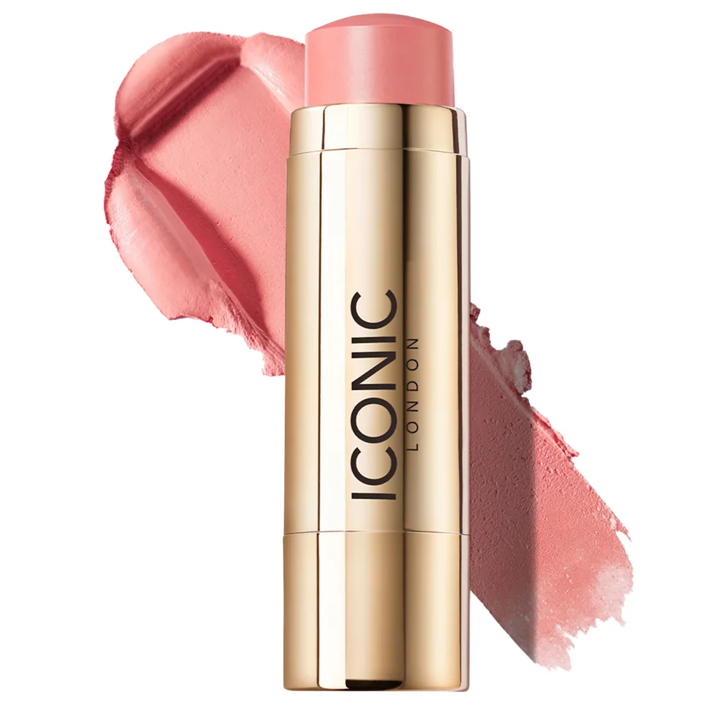 Blurring Blush Cream to Powder Lip and Cheek Stick in Daiquiri