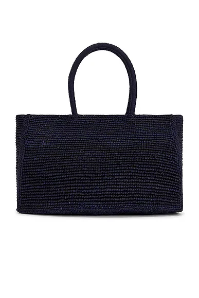 The Small Charlotte Raffia Bag