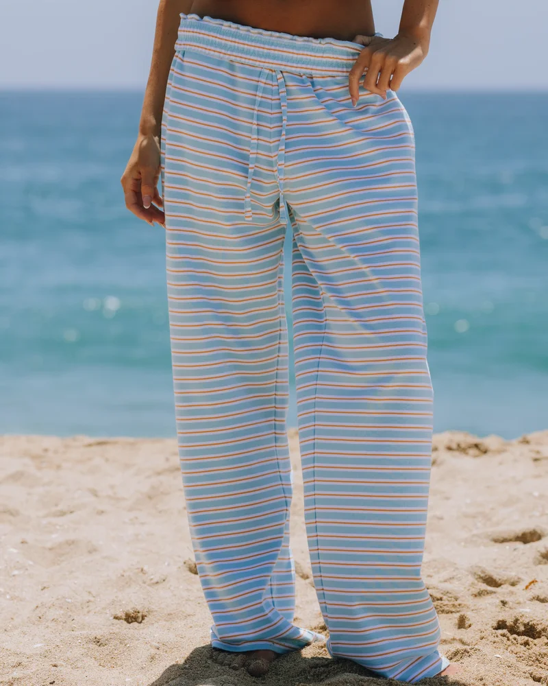 Striped Cotton Pants