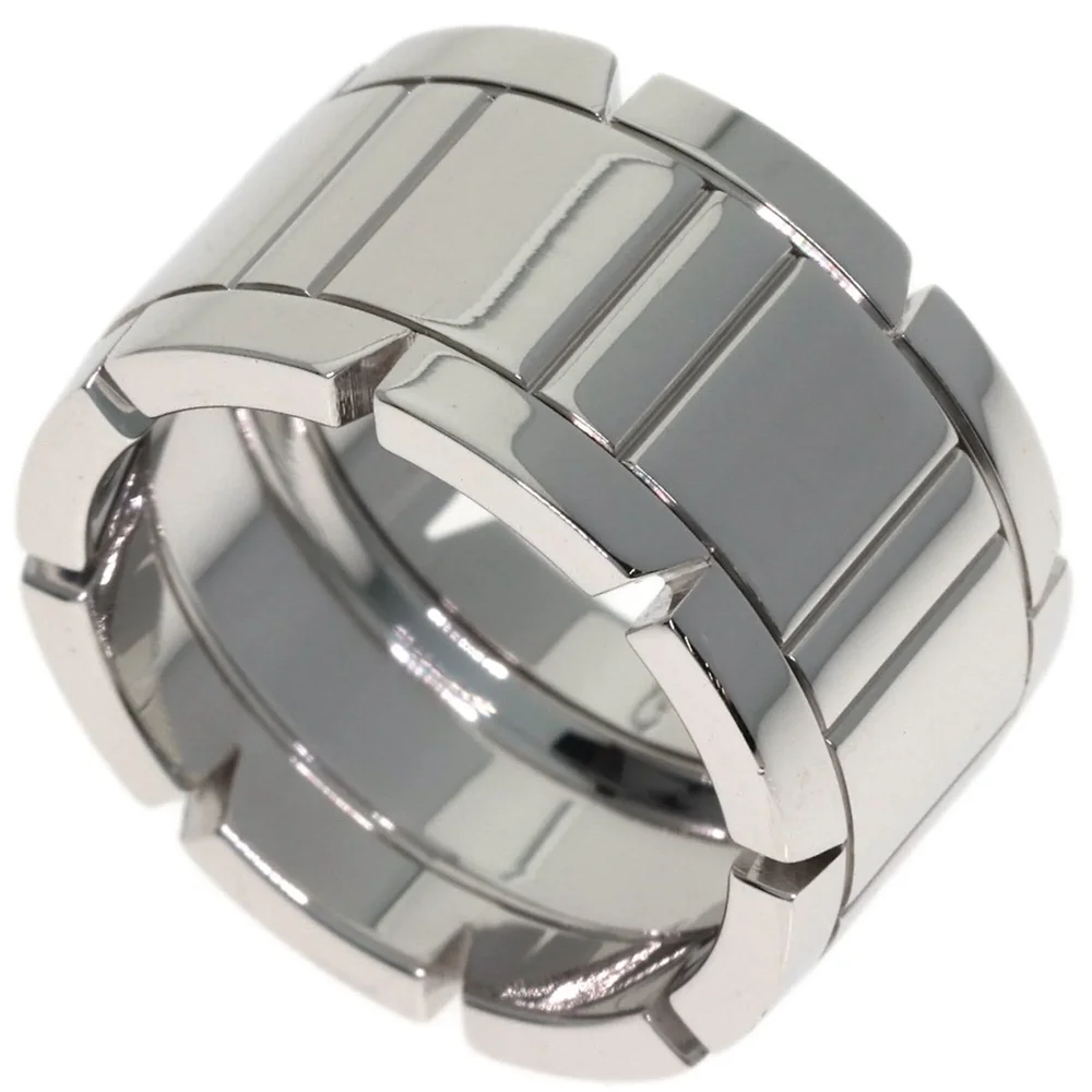 Pre-Owned Cartier Tank Française Ring 18K White Gold