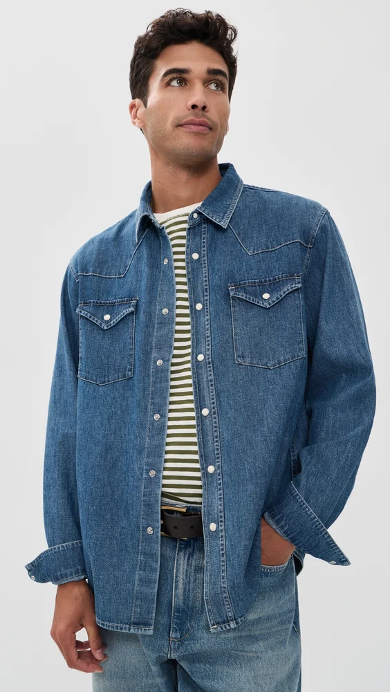 Denim Jackson Pocket Shirt