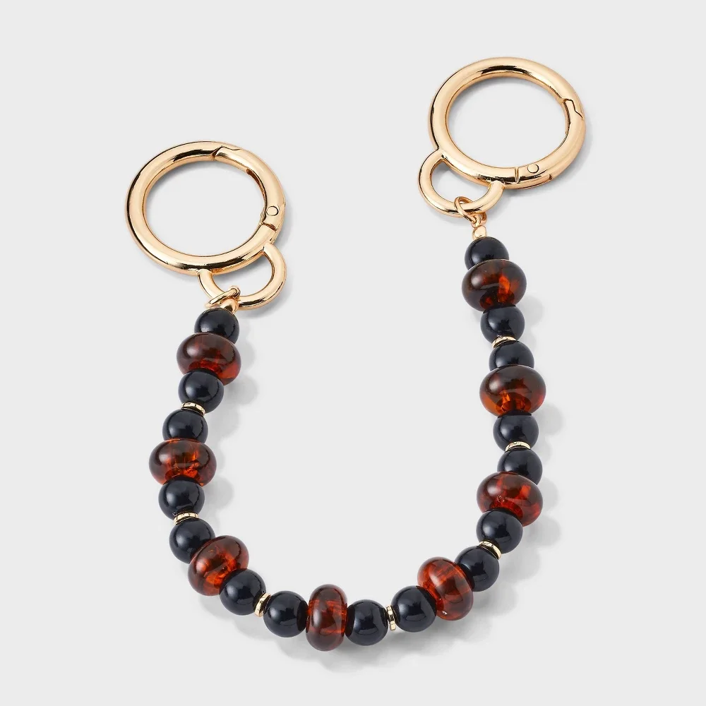 Beaded Swag Chain Bag Charm