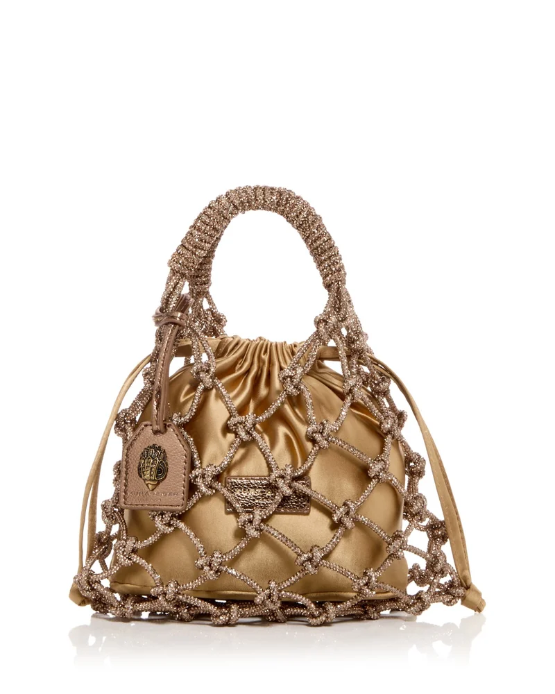 Small Embellished Macrame Tote