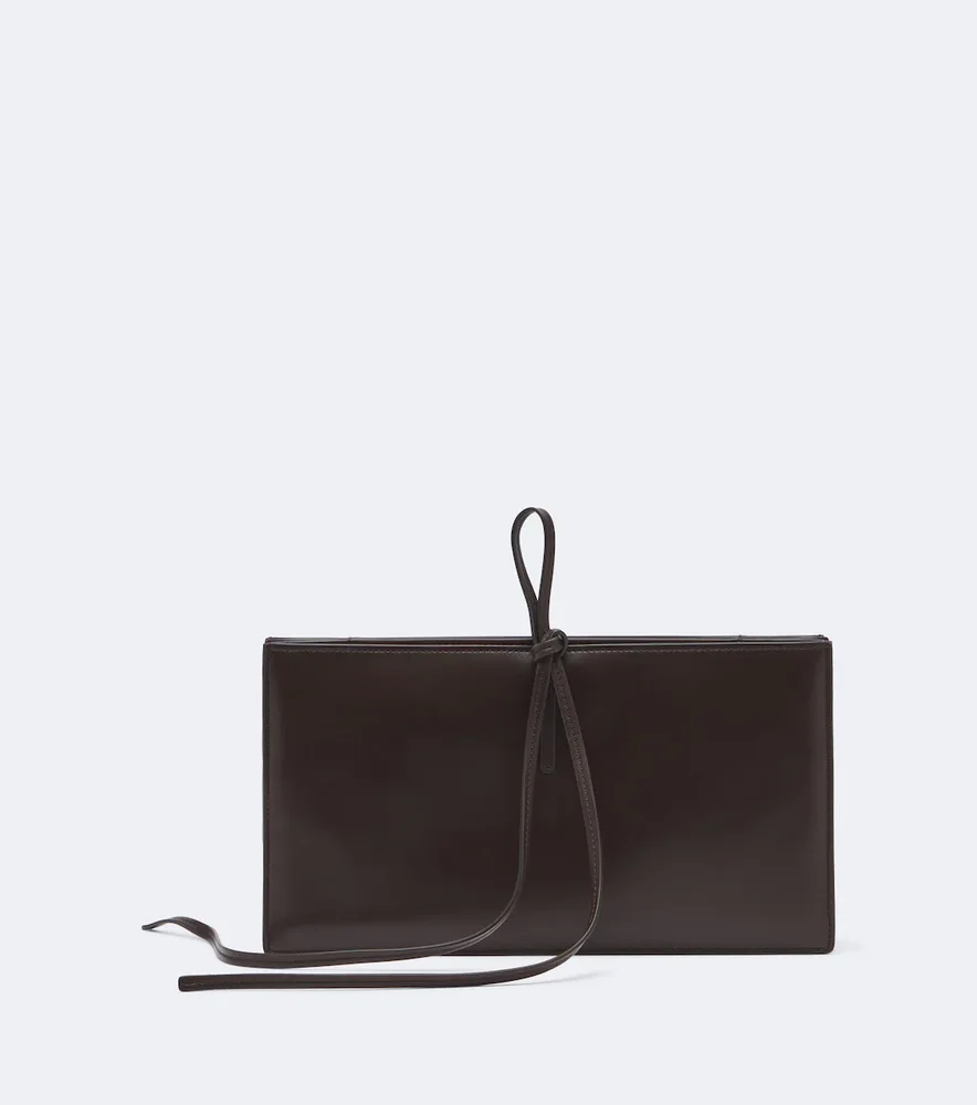Small Concertina leather clutch