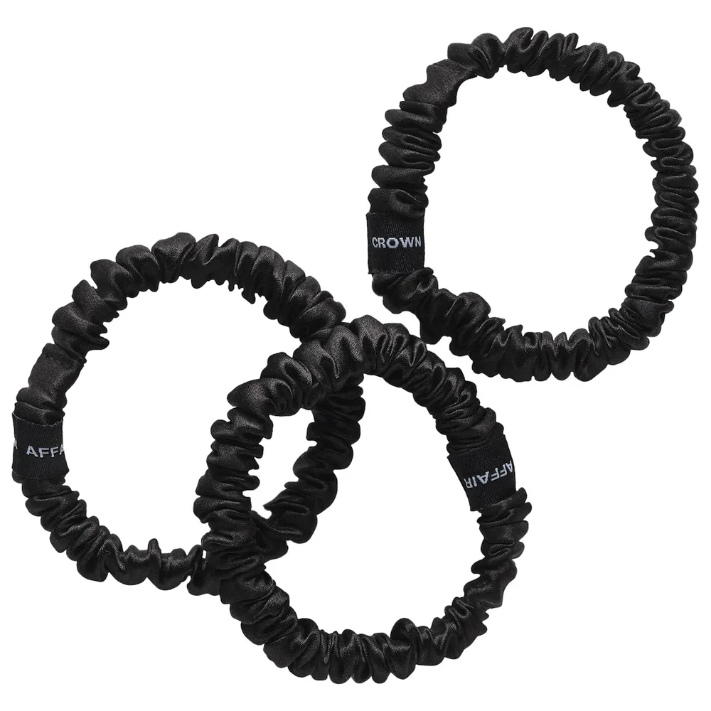 The Silk Scrunchie No. 001 Set in Black