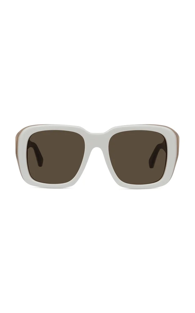 Signature Square-Frame Acetate Sunglasses