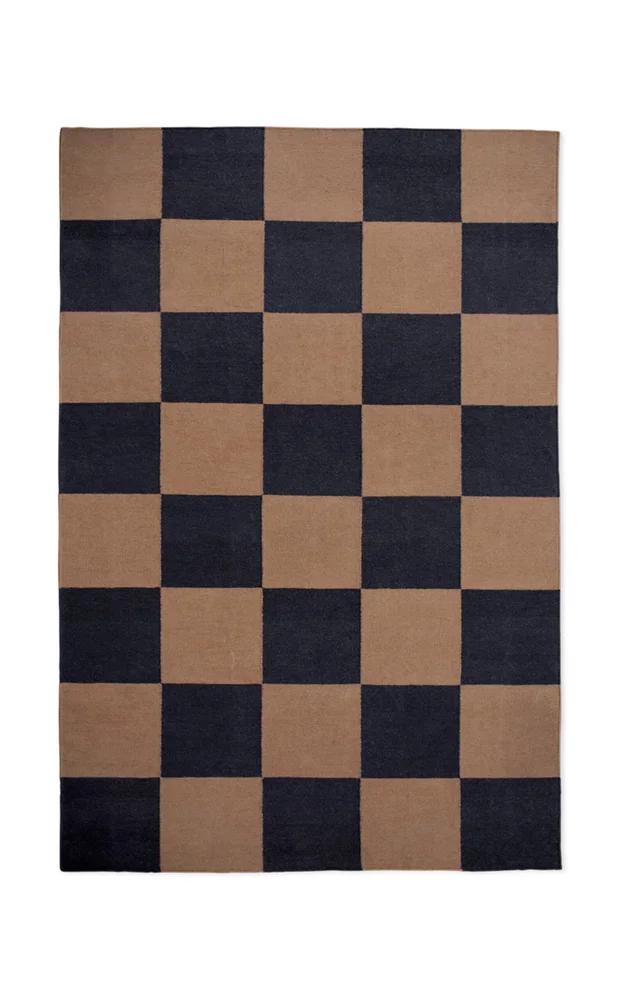 5' X 8' Square Flatweave Area Rug i