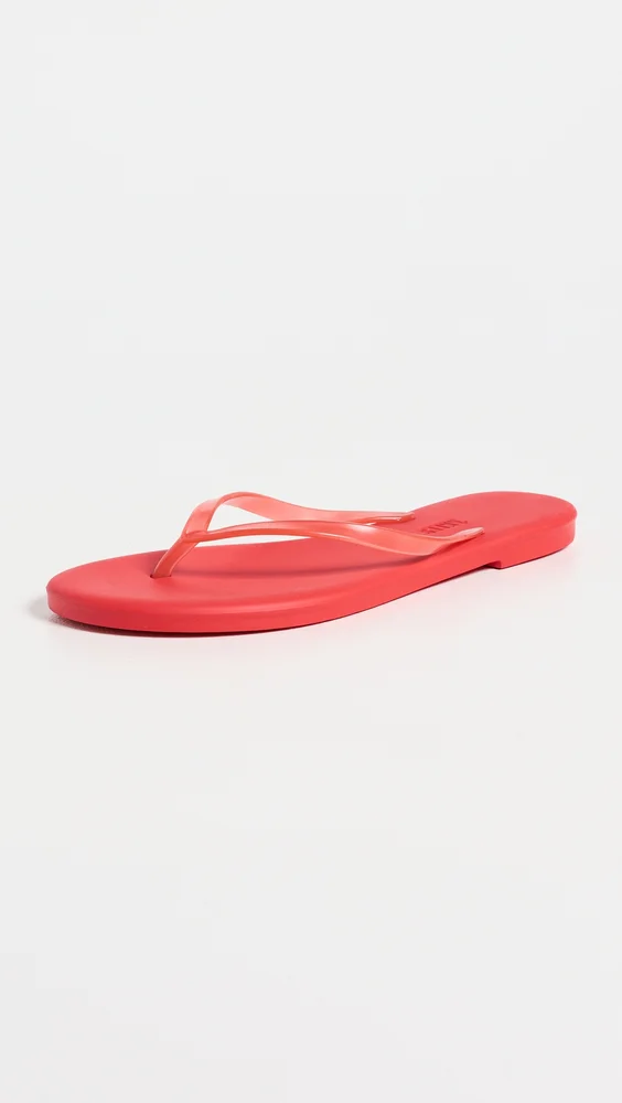 Aqua Jelly Flip Flops
