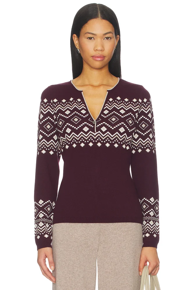 Yvette II Henley Sweater