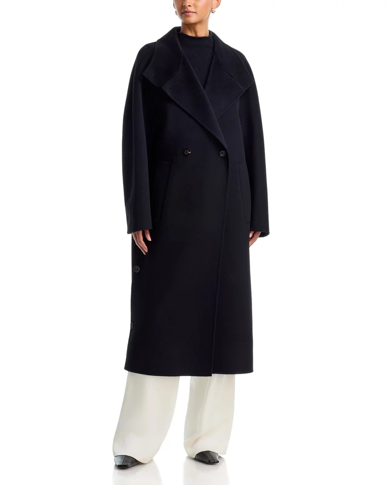 Wool & Cashmere Long Line Coat