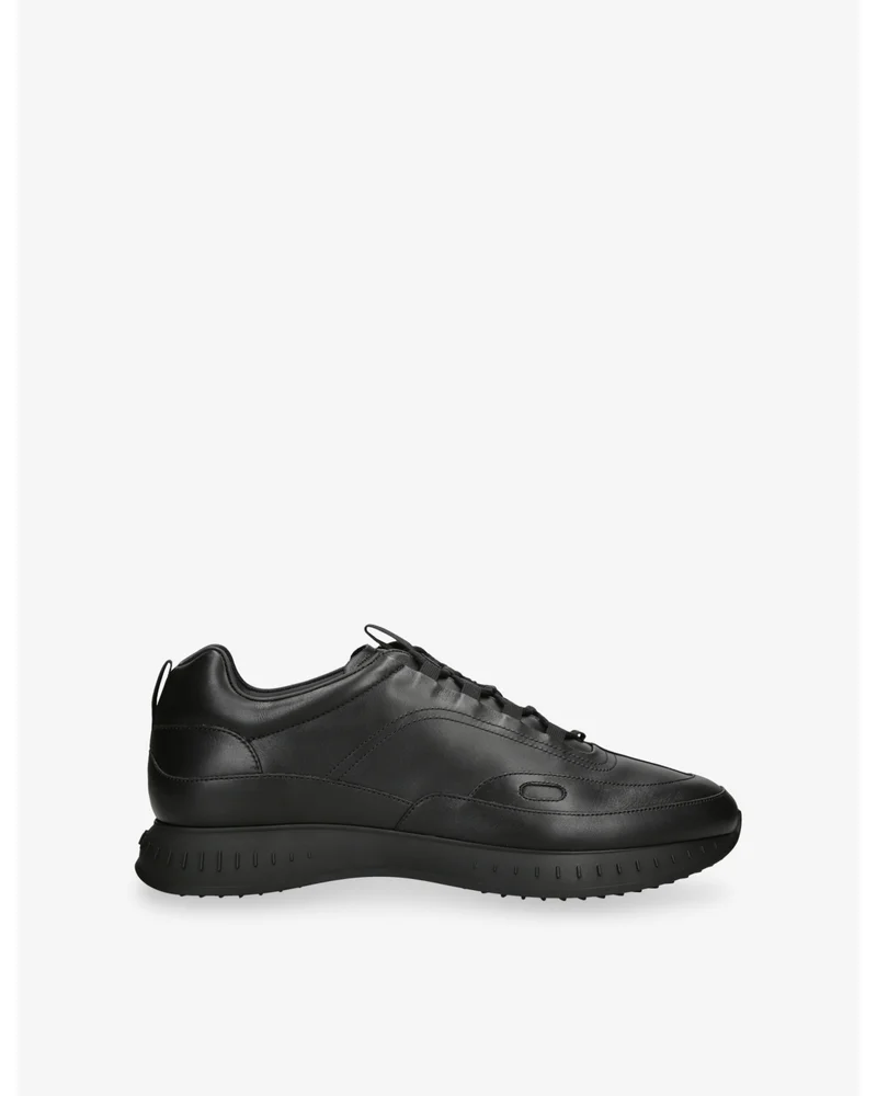 Stream Laced Leather Trainers