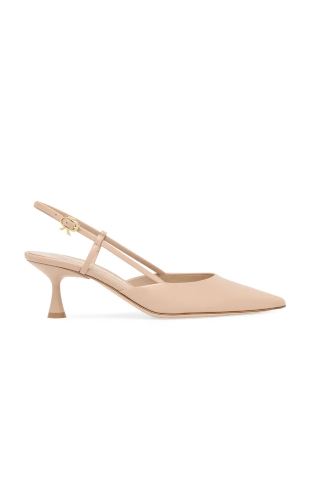 Ascent Leather Slingback Pumps