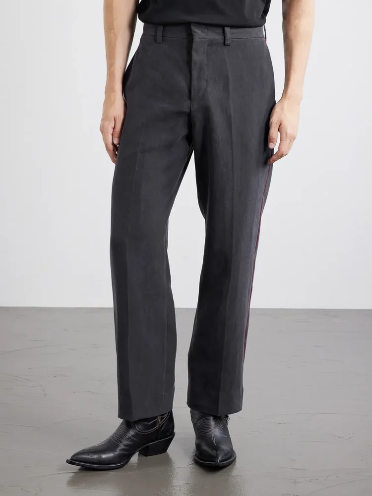 Henri's Everyday Straight-Leg Linen Trousers